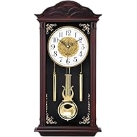 リズム★未使用★モダンライフM05★クオーツ振子時計★壁掛け★薄茶半艶仕上（白） リズム☆未使用☆モダンライフM05☆クオーツ振子時計☆壁掛け